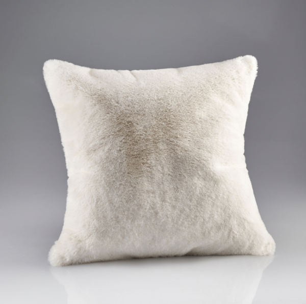 Soft Cream Faux Fur Cushion